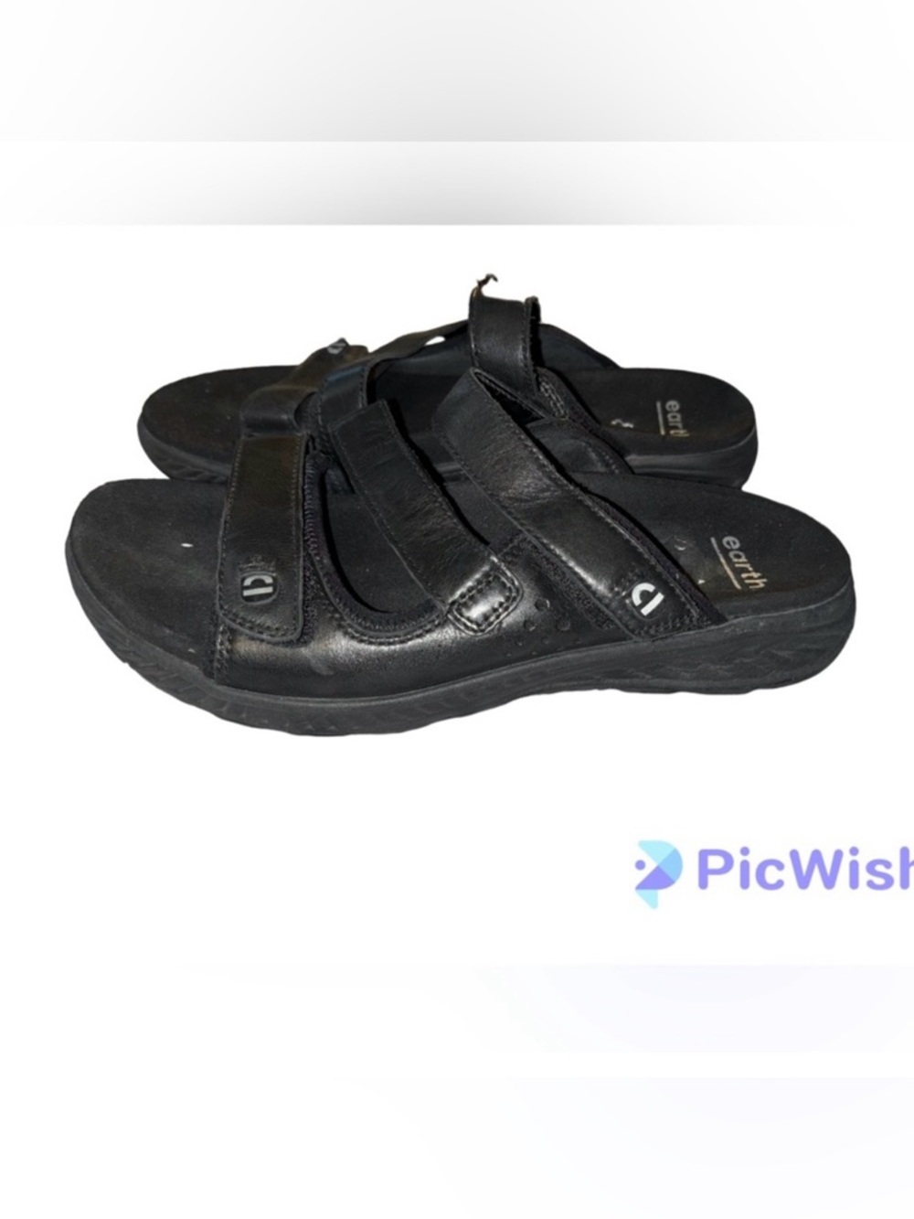 EARTH Mira Loures black Slide Sz 9.5